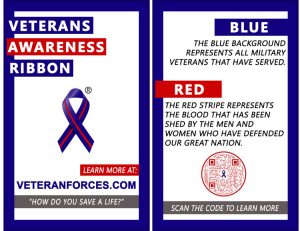 Veterans Awareness Ribbon Donation